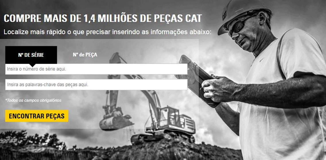 Sistema de vendas de peças on-line da Sotreq garante praticidade e segurança