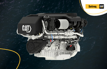 ELO NEWS Materia Motor de propulsão marítima: conheça o Cat® C32B