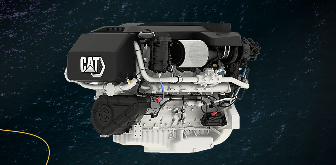 Motor de propulsão marítima: conheça o Cat® C32B