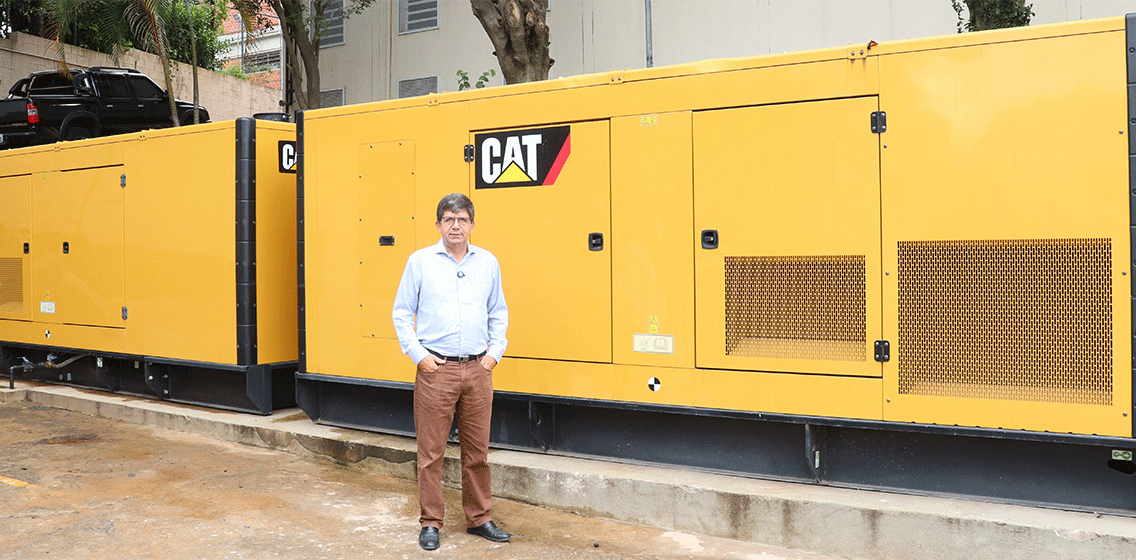 Hospital Dom Alvarenga garante segurança dos pacientes com geradores Cat®