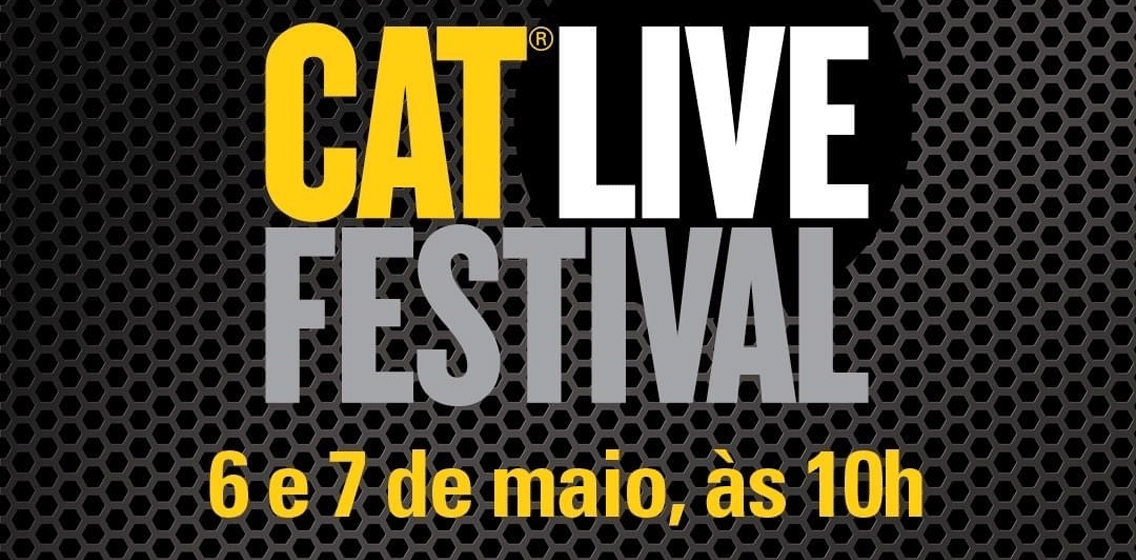 Caterpillar faz live inédita com festival de promoções nesta 4ª e 5ª